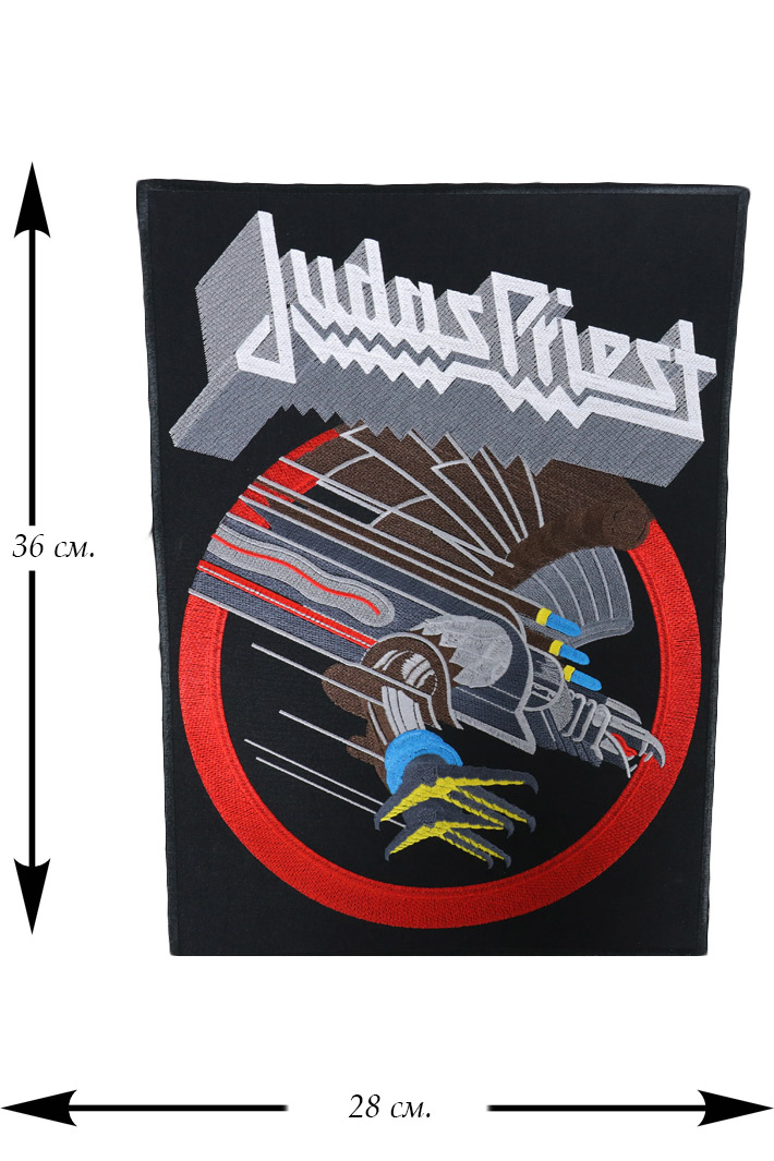 Нашивка с вышивкой Judas Priest - фото 1 - rockbunker.ru