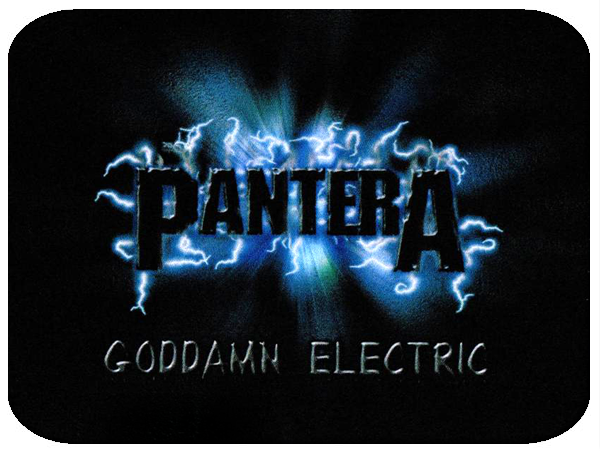 Коврик для мыши Pantera Goddamn Electric - фото 1 - rockbunker.ru