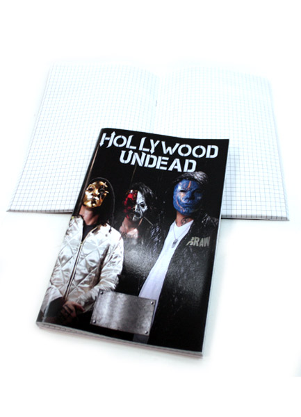 Тетрадь RockMerch Hollywood Undead - фото 2 - rockbunker.ru
