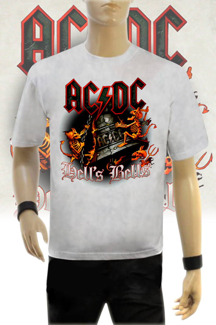 Футболка AC DC Hells Bells - фото 1 - rockbunker.ru