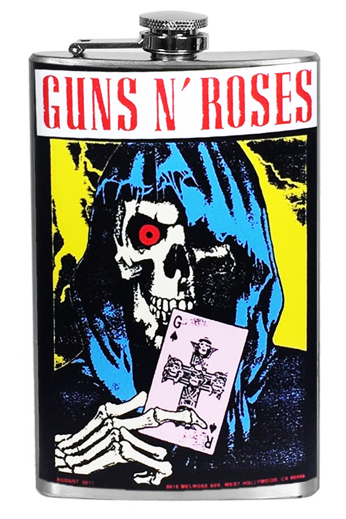 Фляга Guns N Roses 9oz - фото 1 - rockbunker.ru