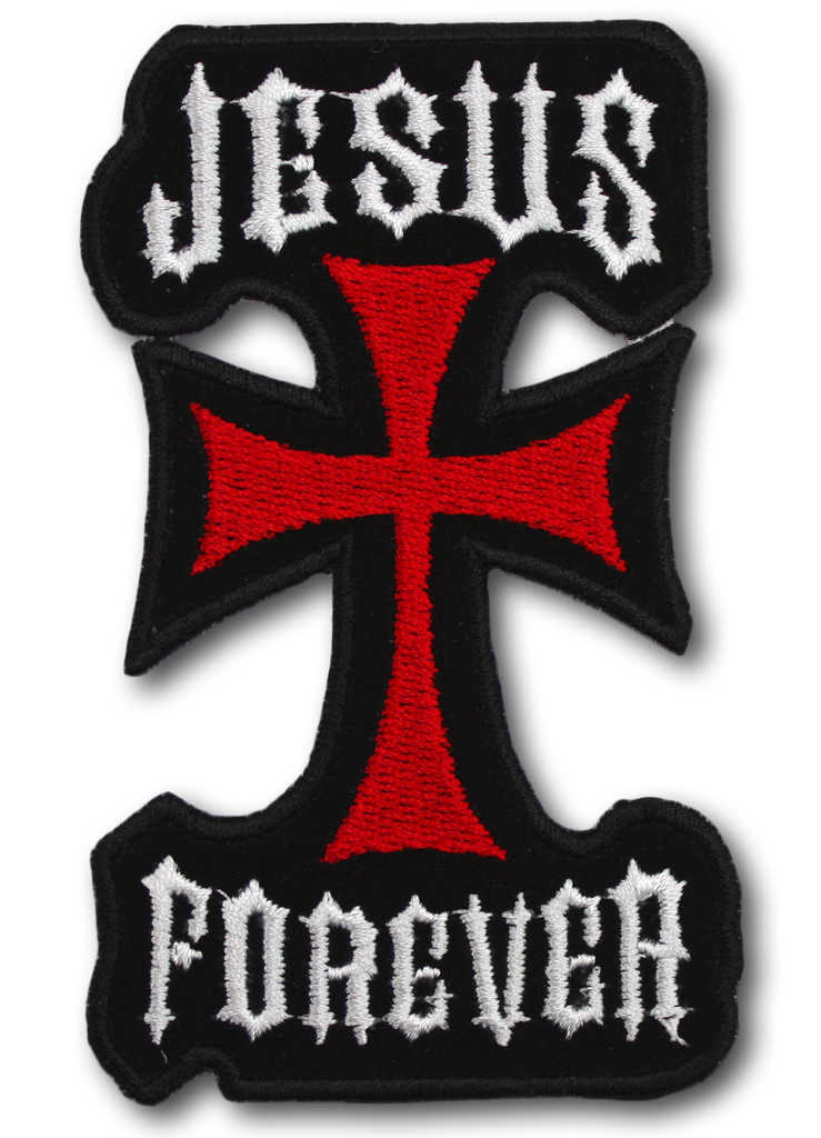 Термонашивка Jesus Forever - фото 1 - rockbunker.ru
