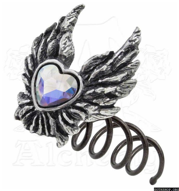 Заколка для волос Alchemy Gothic HSC2 Heart of An Angel - фото 1 - rockbunker.ru