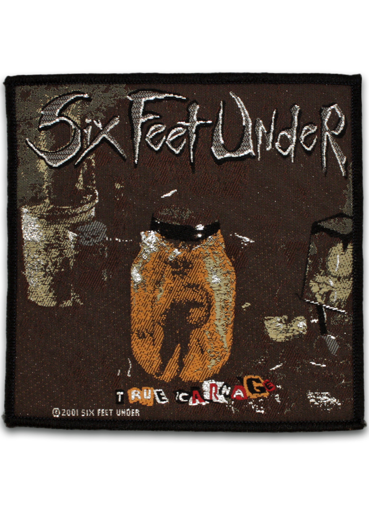 Нашивка Six Feet Under True carnage - фото 1 - rockbunker.ru