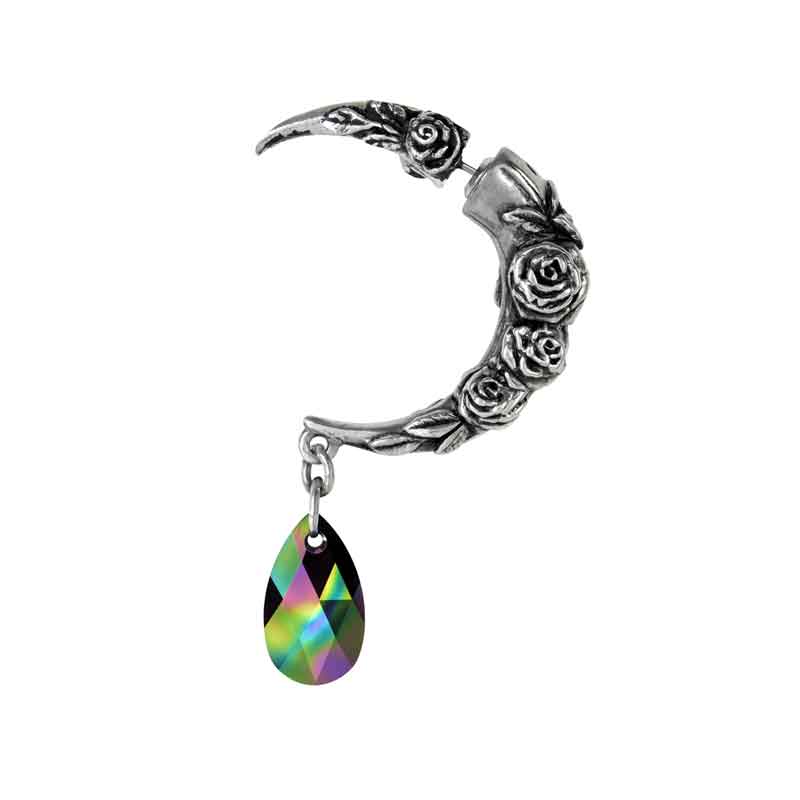 Серьга Alchemy Gothic E393 Crescent Moon - фото 1 - rockbunker.ru