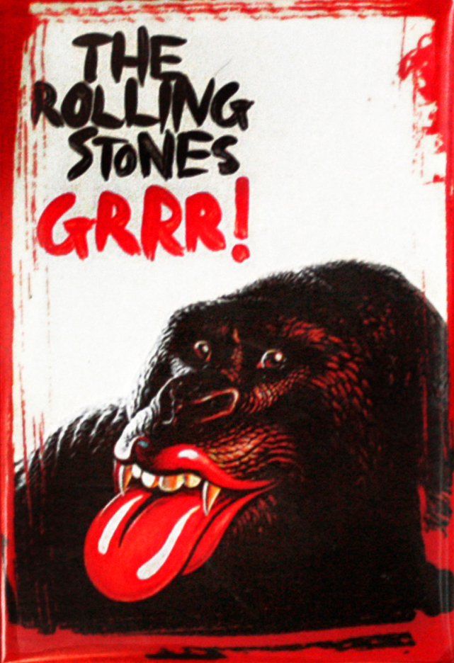 Магнит RockMerch The Rolling Stones Grrr - фото 1 - rockbunker.ru