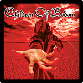 Кожаная нашивка Children of Bodom - фото 1 - rockbunker.ru