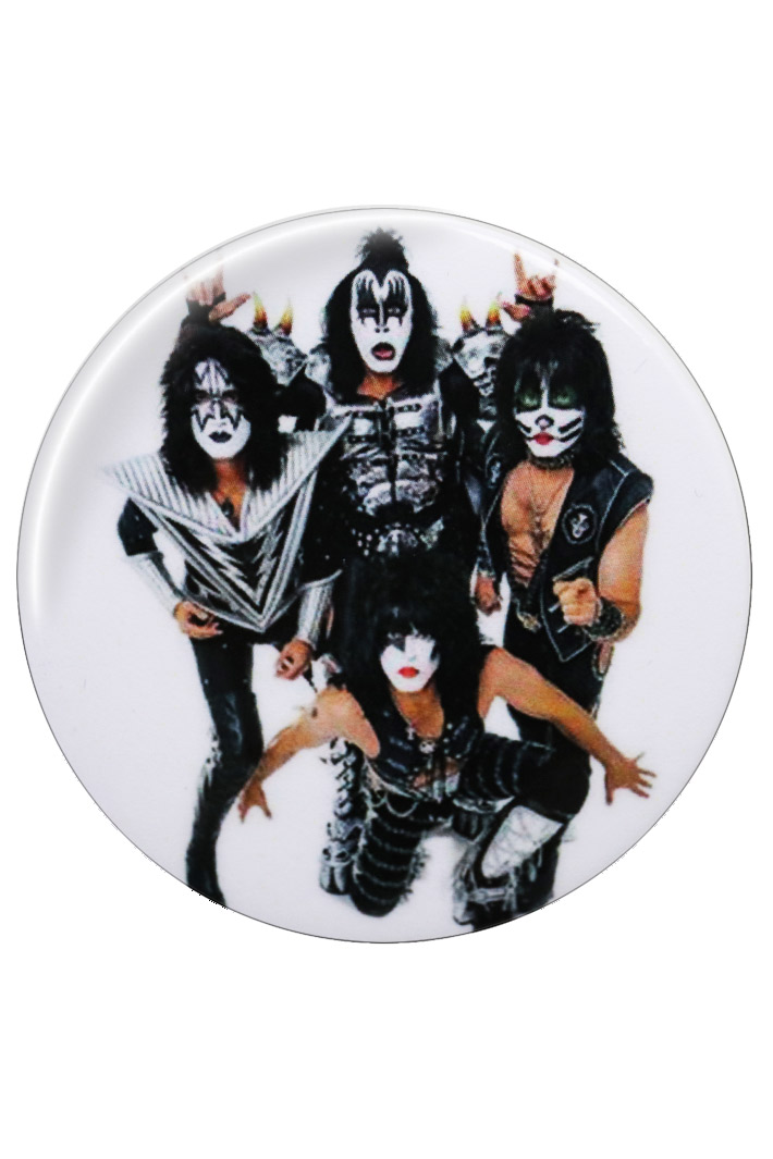 Значок RockMerch Kiss - фото 1 - rockbunker.ru