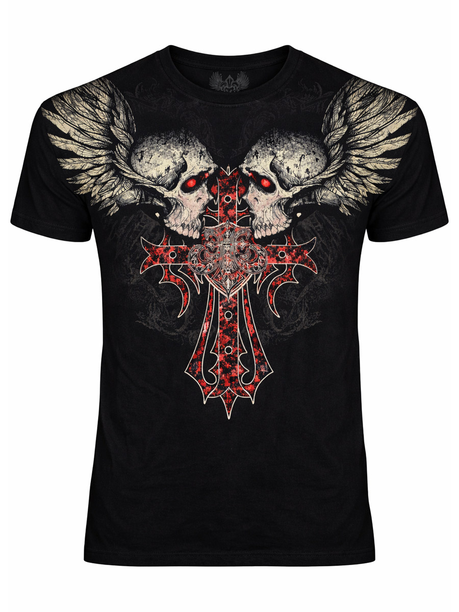 Футболка Xzavier Celtic Skulls Duo - фото 1 - rockbunker.ru