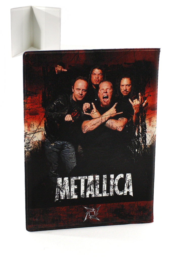 Обложка на паспорт RockMerch Metallica - фото 2 - rockbunker.ru