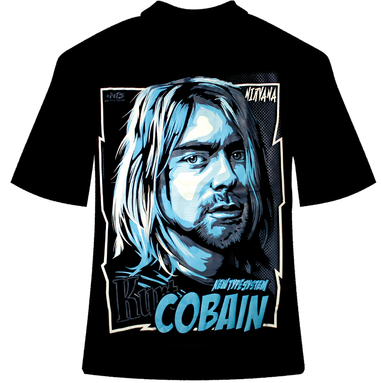 Футболка New Type System Nirvana Kurt Cobain - фото 1 - rockbunker.ru
