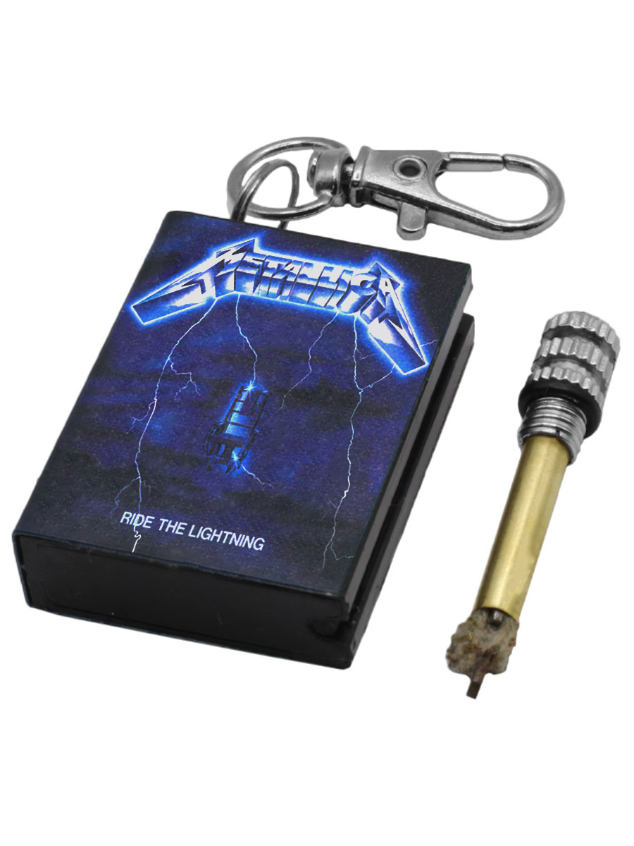 Зажигалка Вечная Спичка Metallica - фото 2 - rockbunker.ru