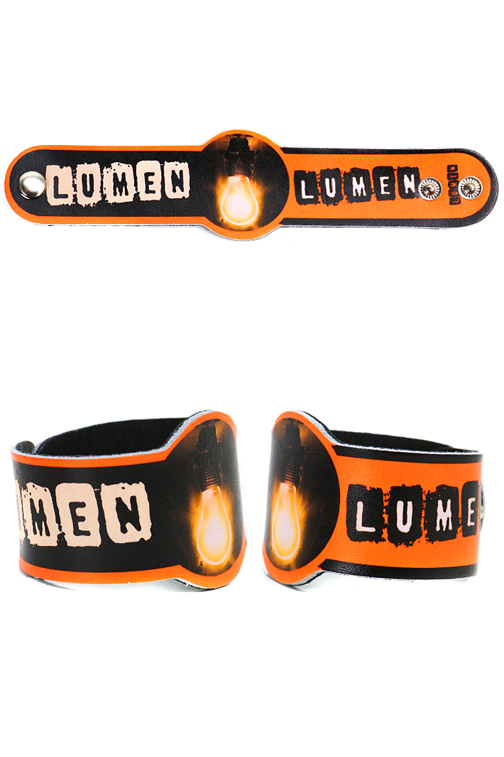 Фан-браслет кожаный RockMerch Lumen - фото 1 - rockbunker.ru