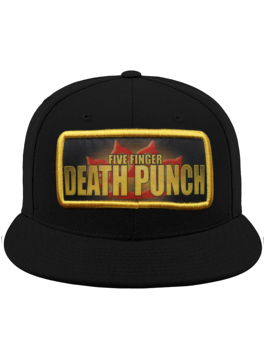 Бейсболка снэпбэк Five Finger Death Punch - фото 2 - rockbunker.ru