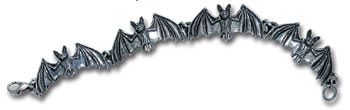 Браслет Alchemy Gothic A28 Bat Chain - фото 1 - rockbunker.ru