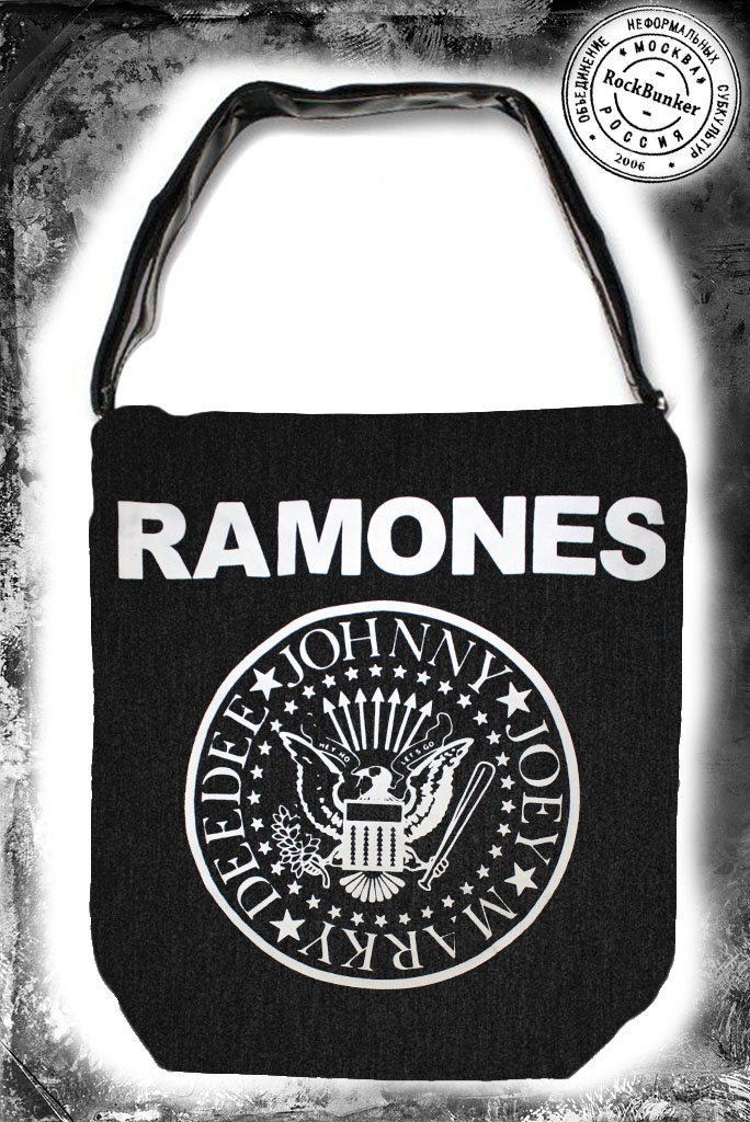 Сумка через плечо Ramones - фото 1 - rockbunker.ru