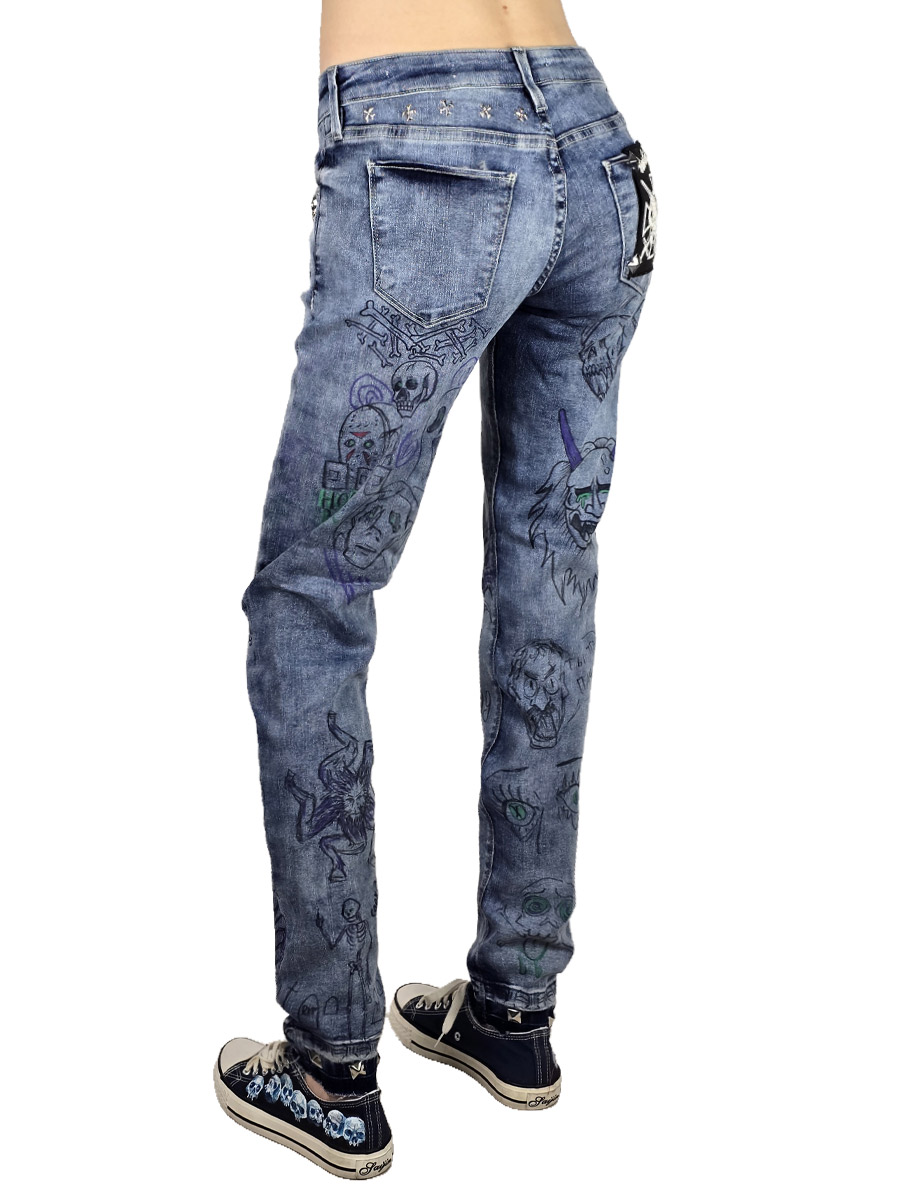 Штаны кастомные Motorhead - фото 3 - rockbunker.ru