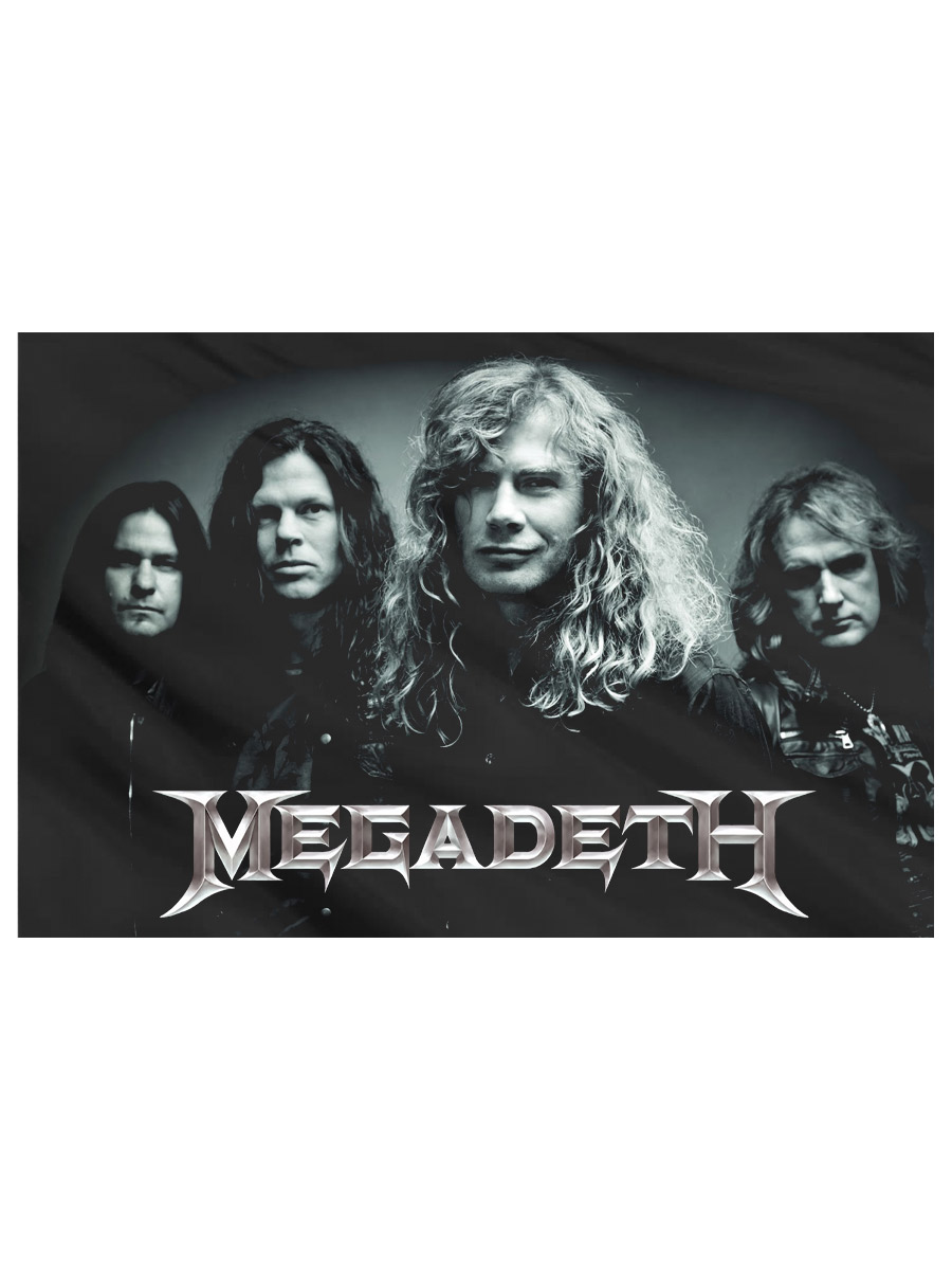 Флаг Megadeth - фото 2 - rockbunker.ru