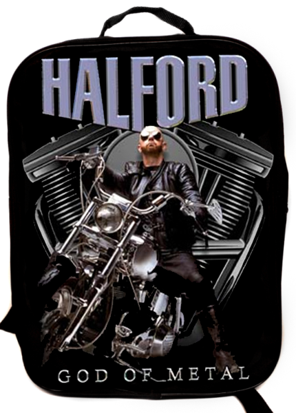 Портфель-ранец Halford Metal God текстильный - фото 1 - rockbunker.ru