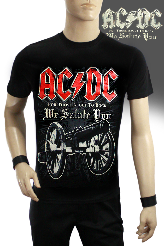 Футболка AC DC For Those About To Rock We Salute You - фото 1 - rockbunker.ru