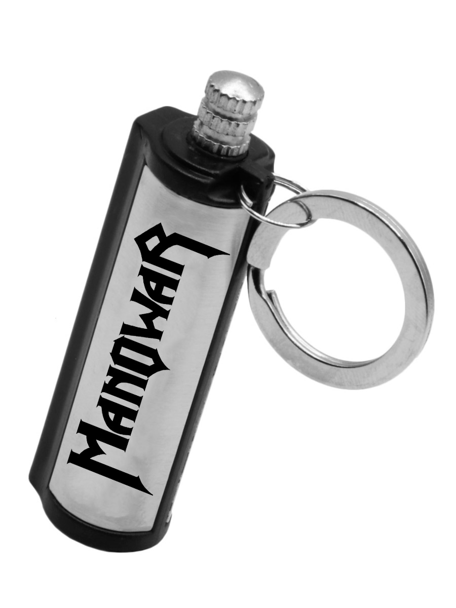 Зажигалка Вечная Спичка Manowar гравировка - фото 1 - rockbunker.ru