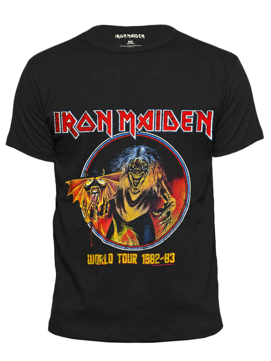 Футболка IIron Maiden World Tour - фото 1 - rockbunker.ru