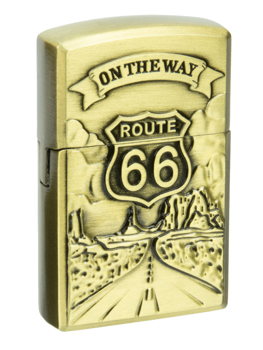 Зажигалка Route 66 - фото 1 - rockbunker.ru