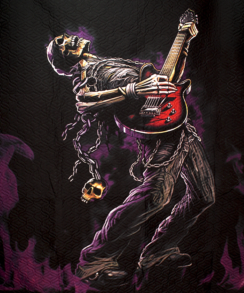 Покрывало Гитарист - фото 1 - rockbunker.ru