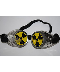 Кибер-очки гогглы Радиоактивная опасность - фото 1 - rockbunker.ru