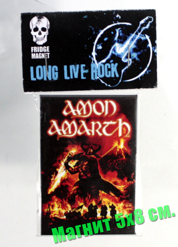 Магнит RockMerch Amon Amarth - фото 2 - rockbunker.ru
