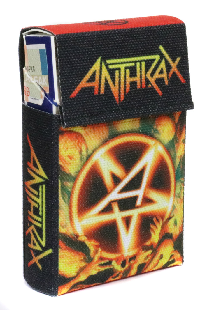 Чехол для сигарет RockMerch Anthrax - фото 1 - rockbunker.ru