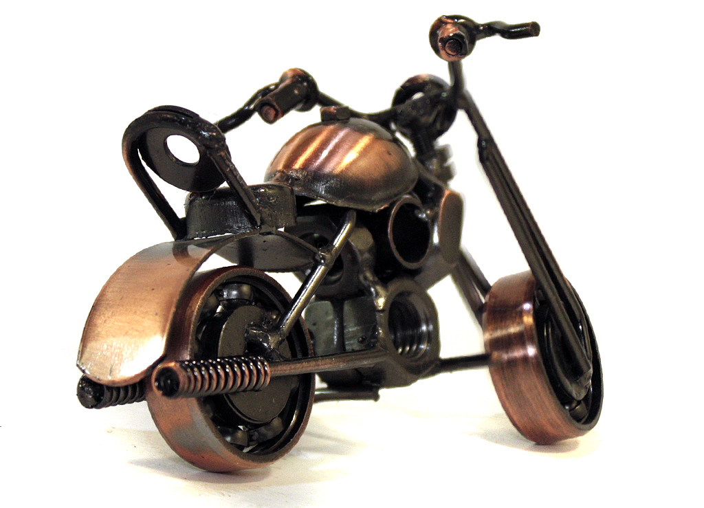Сувенирная модель Мотоцикл ручной работы МРС025 - фото 4 - rockbunker.ru