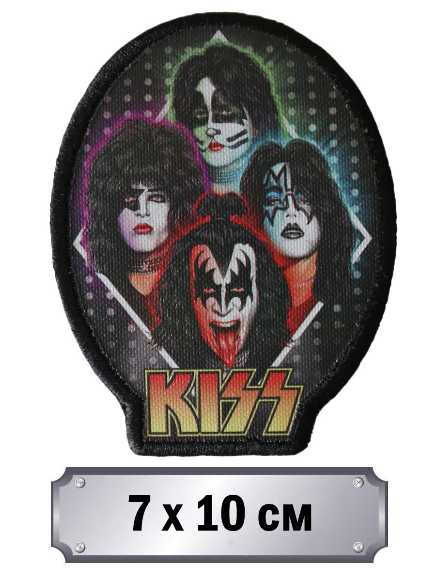 Нашивка Rock Merch VIP Kiss - фото 1 - rockbunker.ru