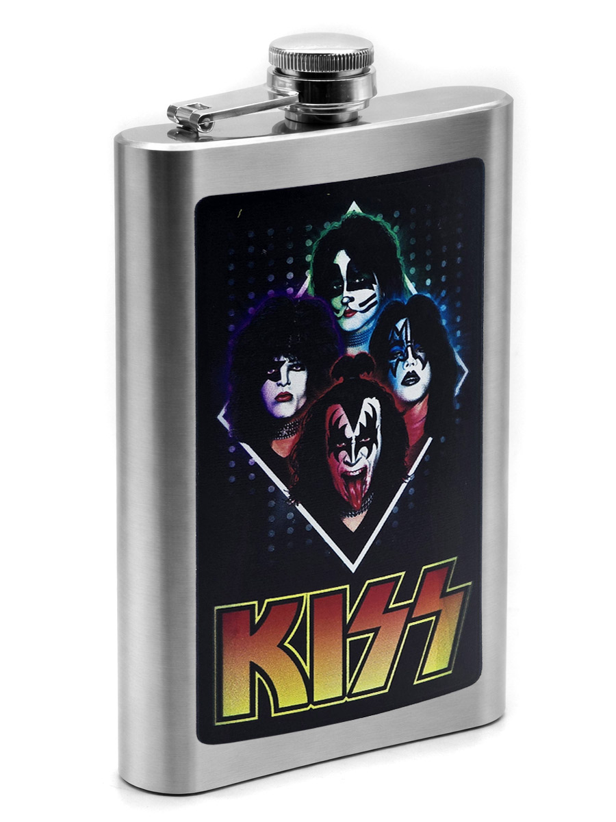Фляга RockMerch Kiss - фото 1 - rockbunker.ru