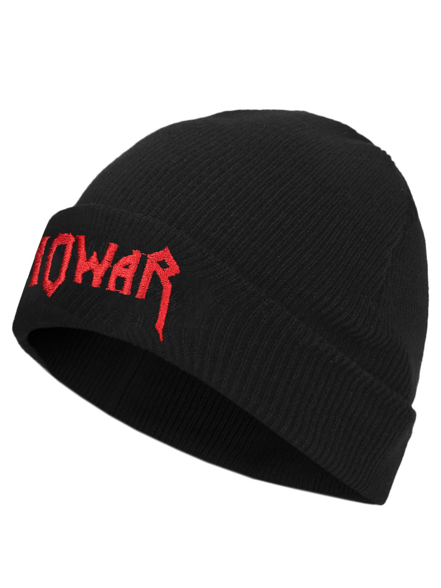 Шапка Rock Merch с отворотом Manowar - фото 2 - rockbunker.ru