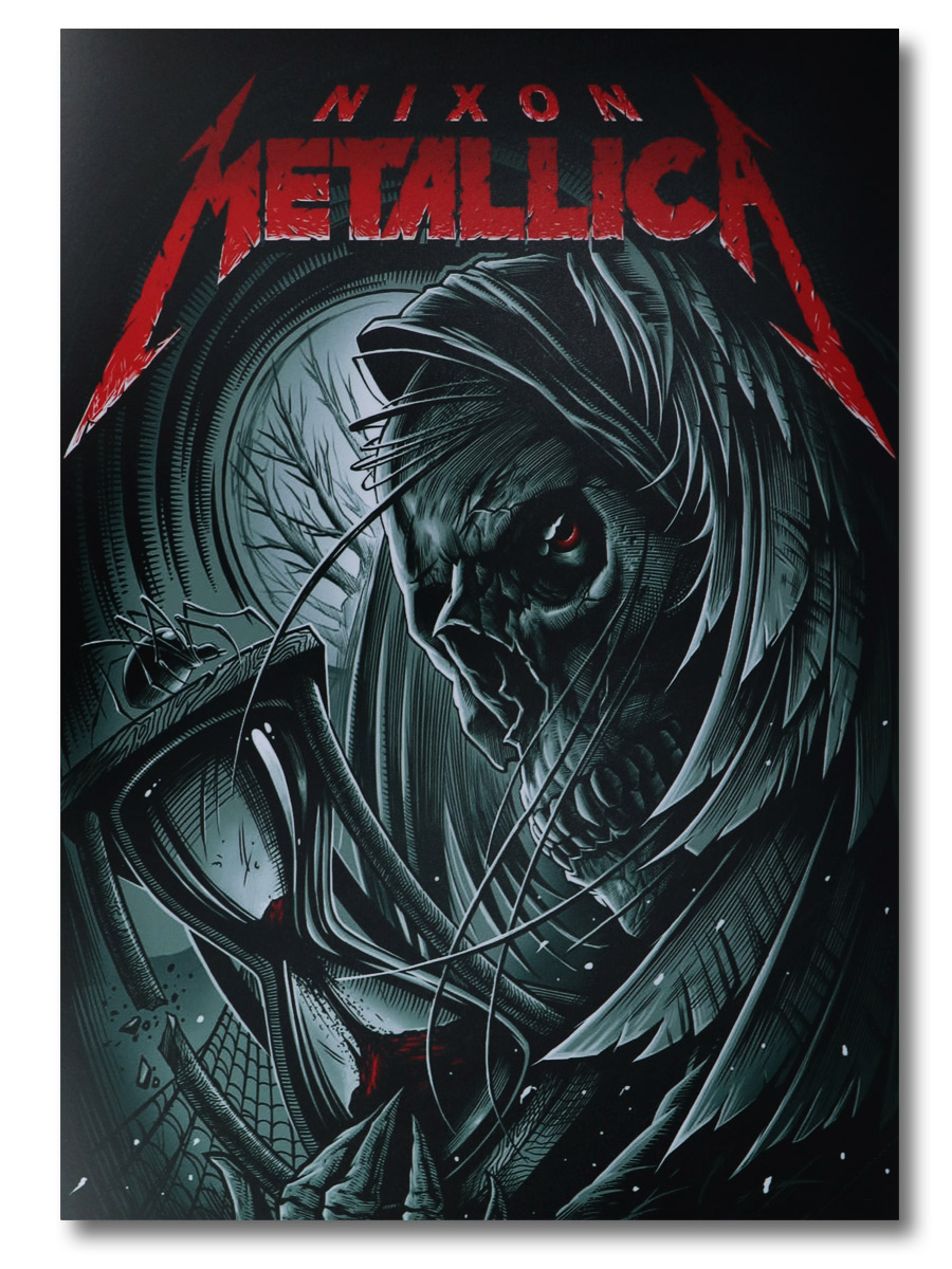 Плакат пластиковый Metallica Nixon - фото 1 - rockbunker.ru