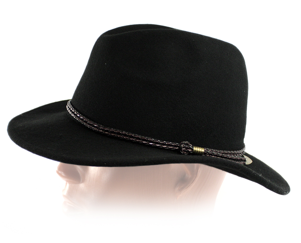 Шляпа плетёный кожаный ремешок - фото 3 - rockbunker.ru