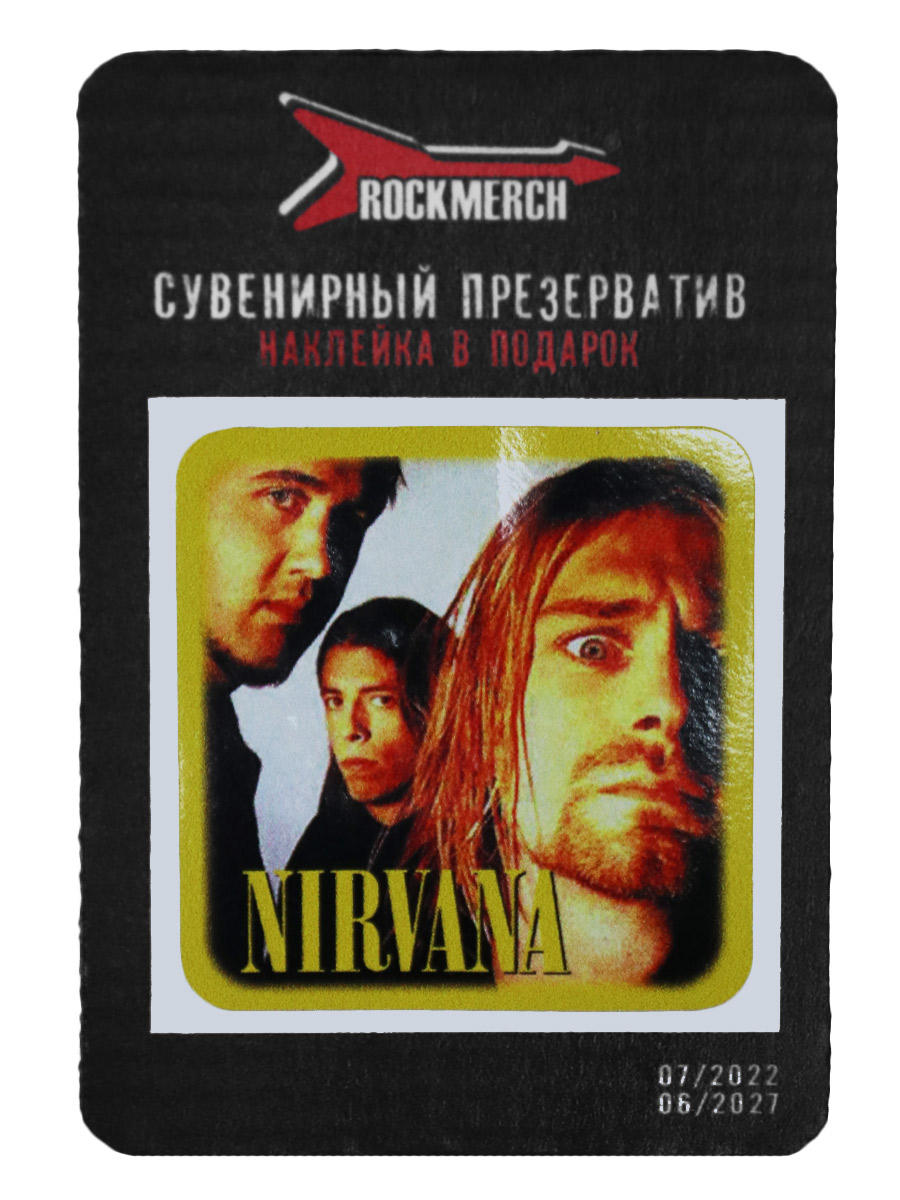 Презерватив RockMerch Nirvana - фото 2 - rockbunker.ru