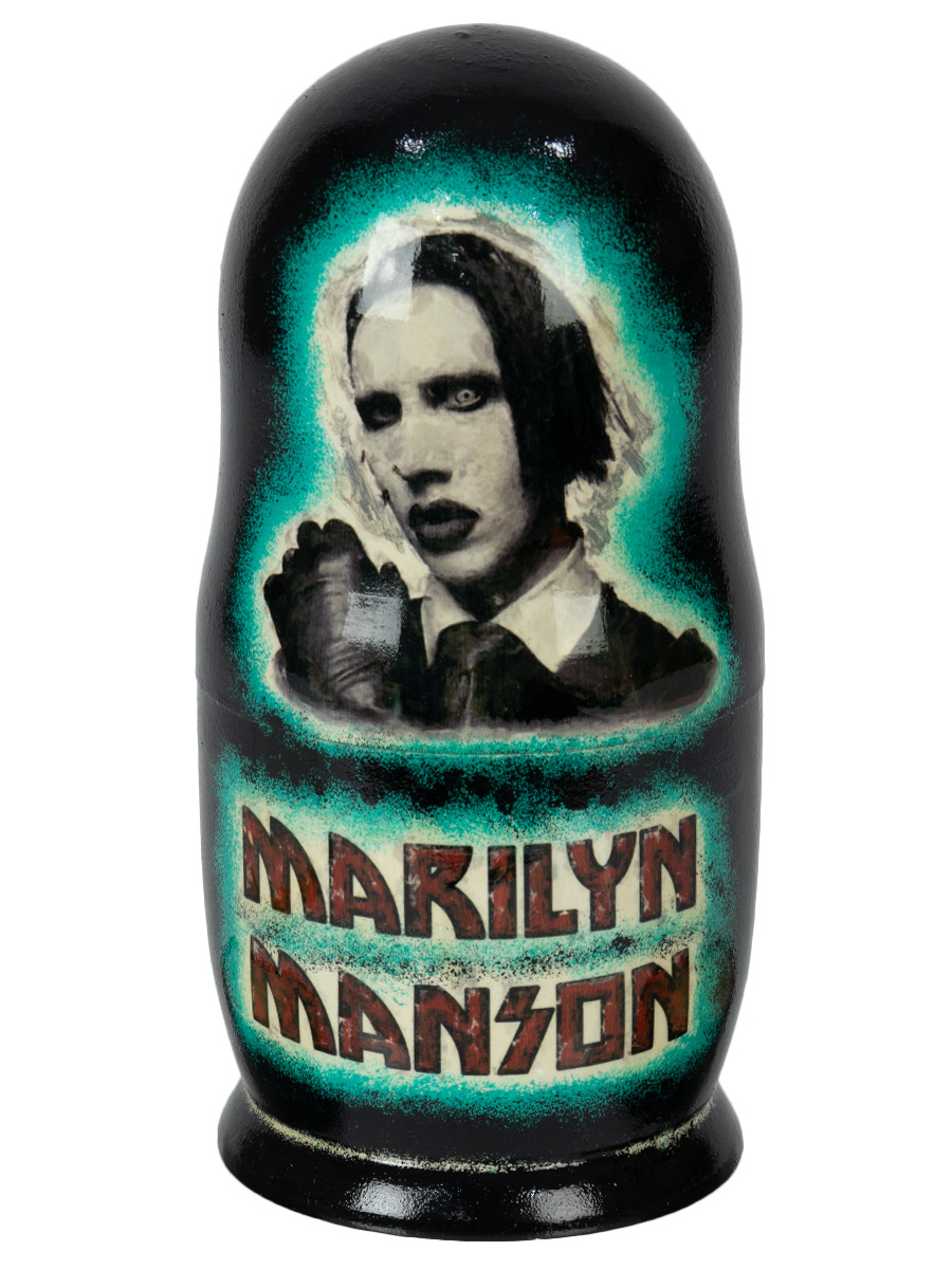 Матрешка Marilyn Manson - фото 2 - rockbunker.ru