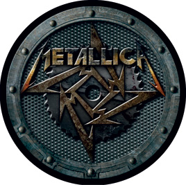 Кожаная нашивка Metallica - фото 1 - rockbunker.ru