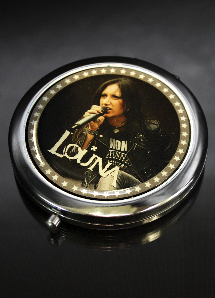 Зеркало RockMerch Louna карманное - фото 1 - rockbunker.ru
