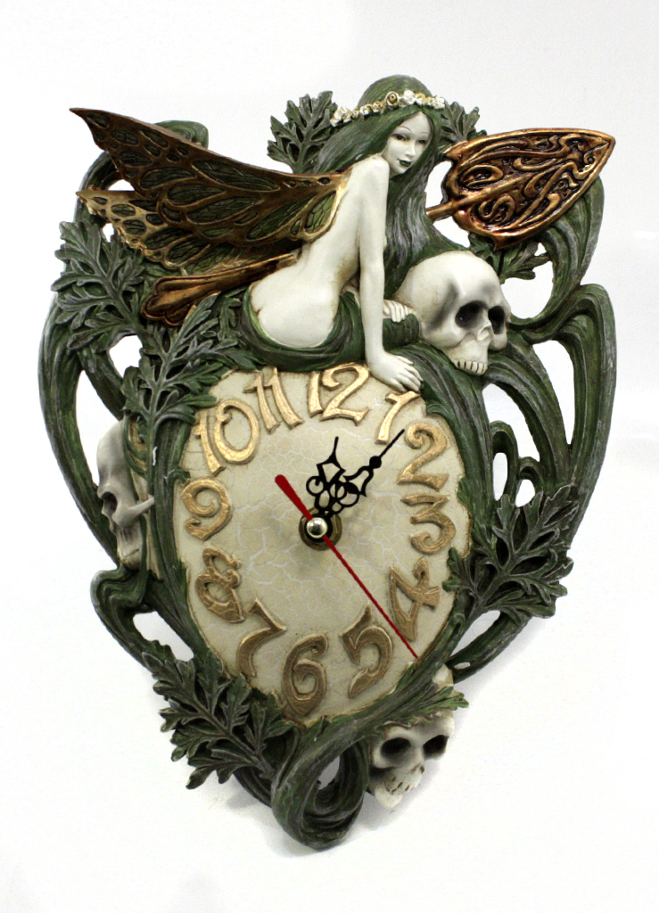 Часы настенные Alchemy Gothic V22 Green Fairy Absinthe - фото 1 - rockbunker.ru
