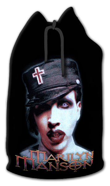 Торба Marilyn Manson текстильная - фото 1 - rockbunker.ru