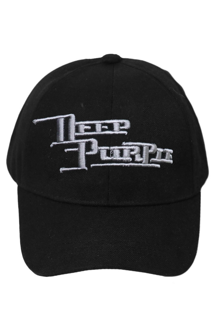 Бейсболка Deep Purple с 3D вышивкой серая - фото 3 - rockbunker.ru