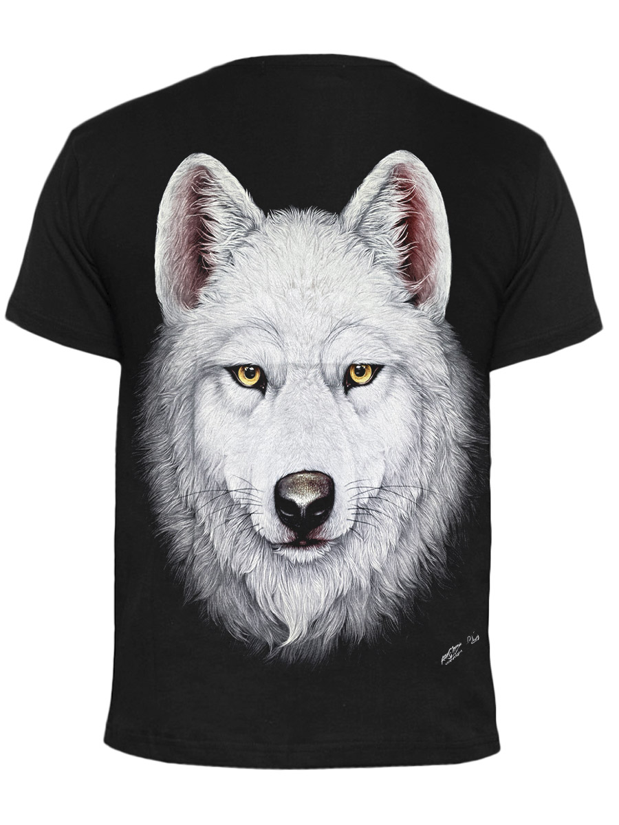 Футболка Rock Chang White Wolf - фото 2 - rockbunker.ru