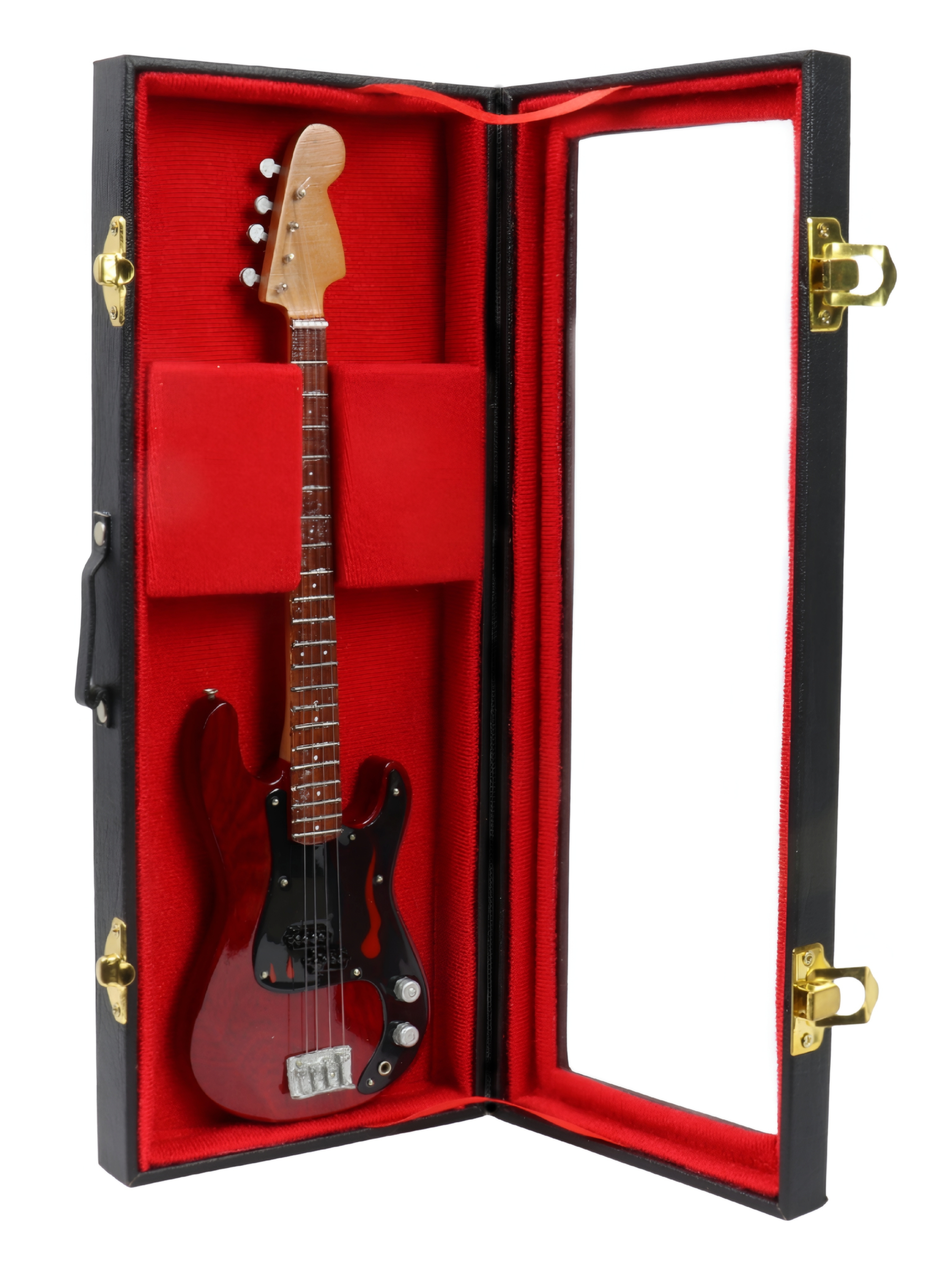 Сувенирная копия гитары в кейсе Red Hot Chili Peppers 1 - фото 1 - rockbunker.ru