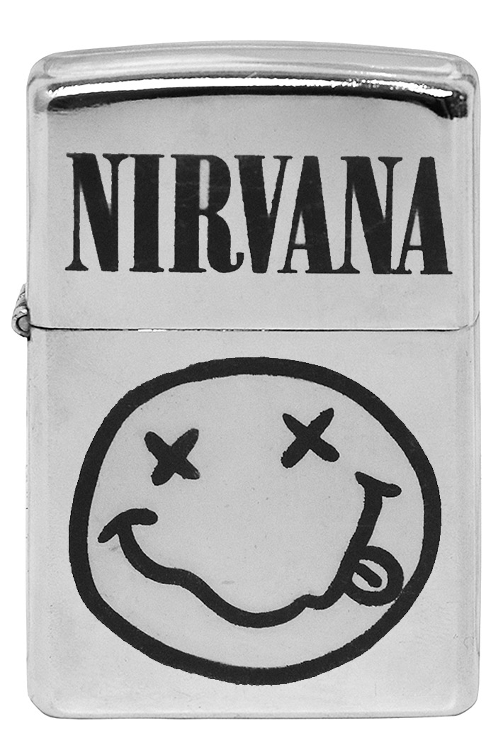 Зажигалка с гравировкой Nirvana - фото 1 - rockbunker.ru