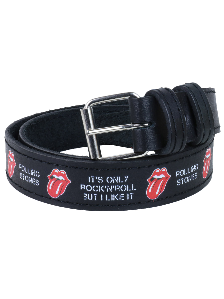 Ремень с аэрографией 35 мм RockMerch The Rolling Stones - фото 1 - rockbunker.ru