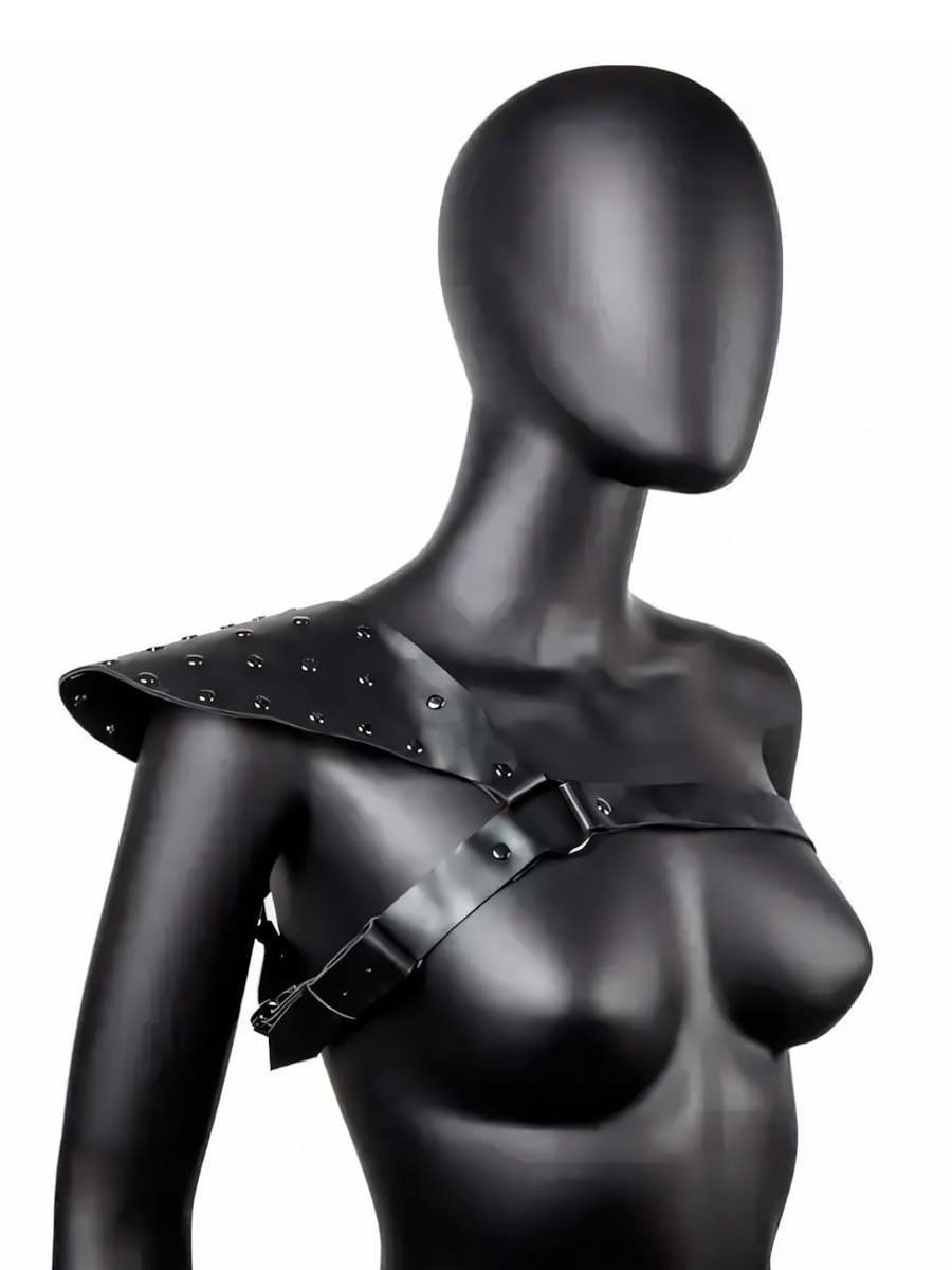 Наплечник Стимпанк с Заклепками - фото 1 - rockbunker.ru