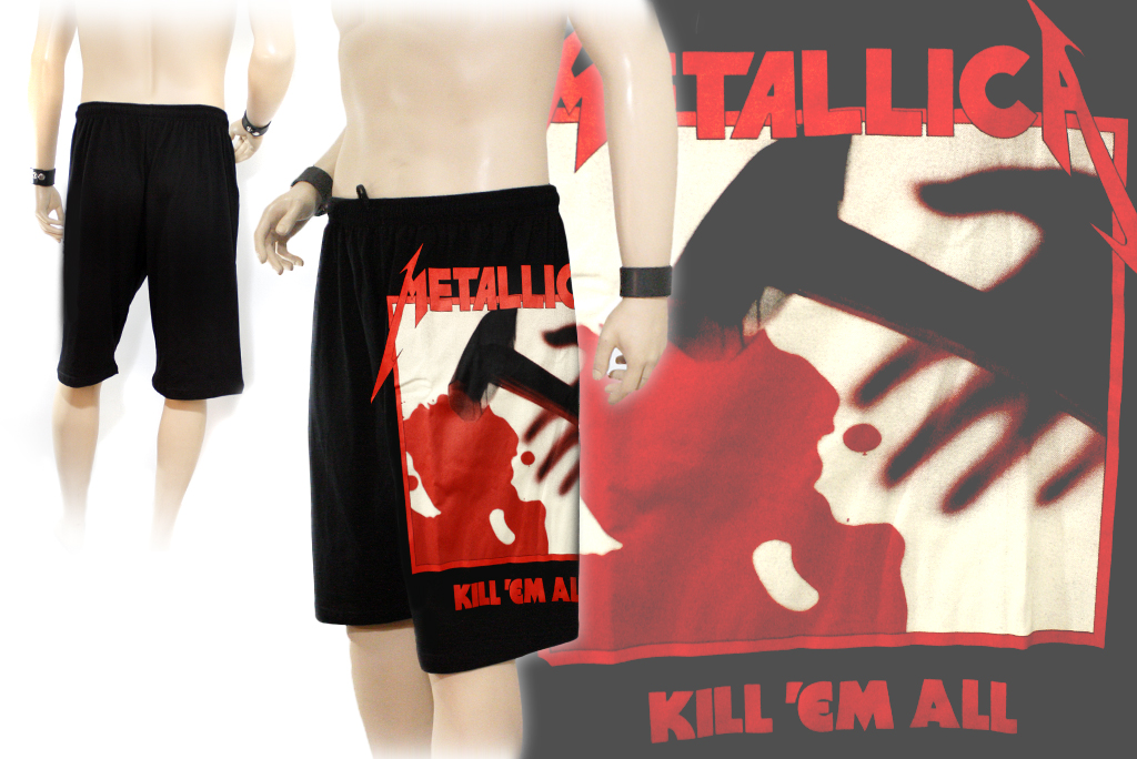 Шорты Metallica Kill em All - фото 2 - rockbunker.ru